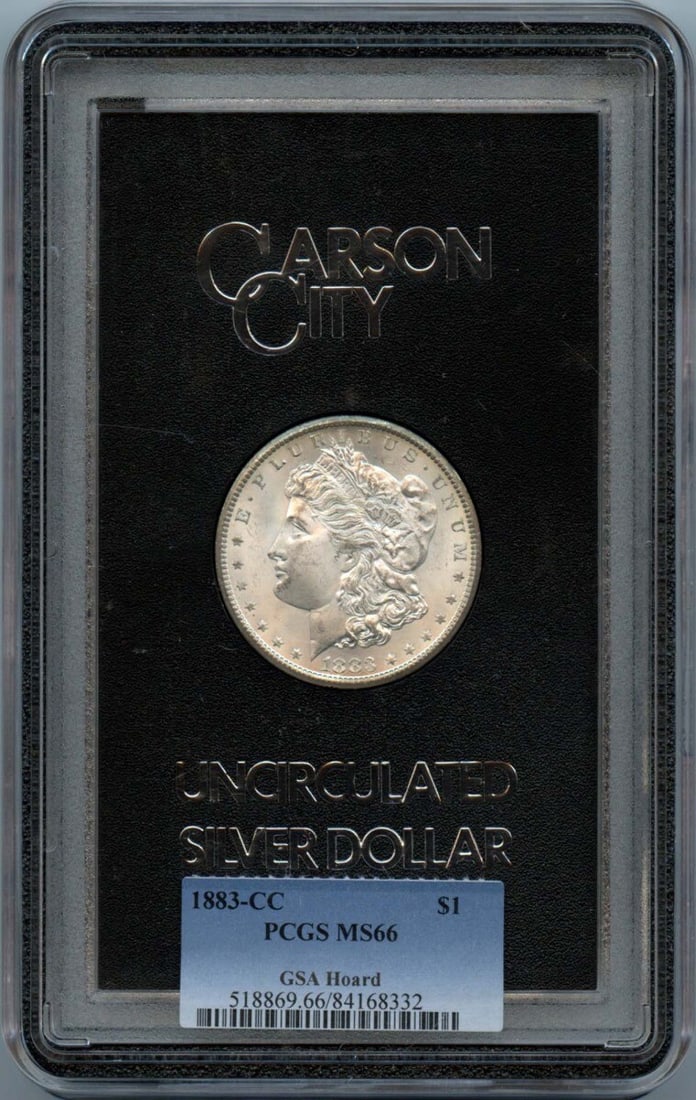 MS66 1883-CC $1 Morgan Dollar GSA Hoard PCGS (1 of 1)