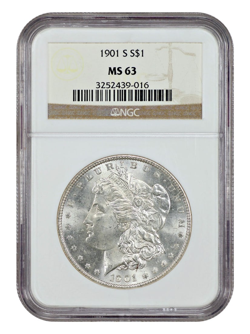 Better Date S-Mint - 1901-S $1 NGC MS63 - Morgan Dollar (1 of 4)