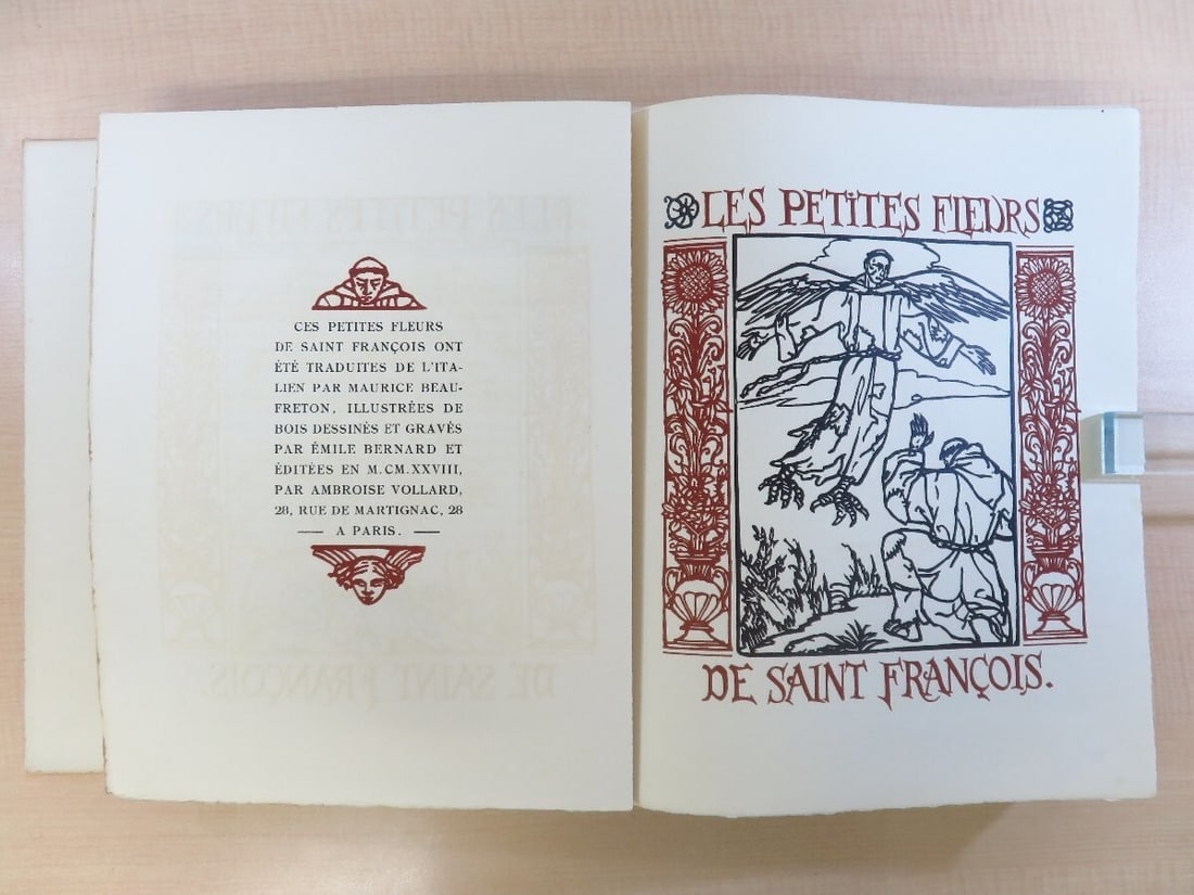 Francis Emile Bernard Les petites fleurs de saint francois 1928 Biography of St. - 3