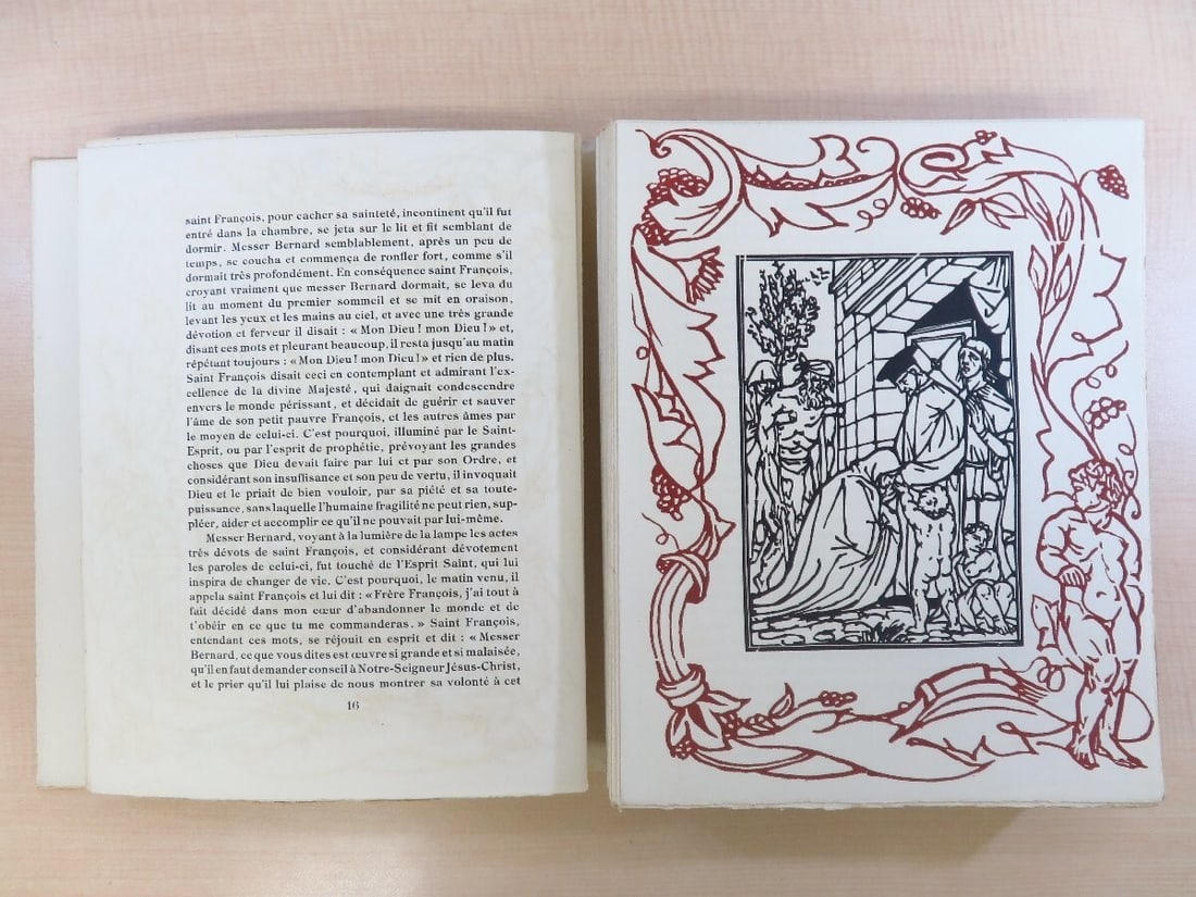 Francis Emile Bernard Les petites fleurs de saint francois 1928 Biography of St. - 6