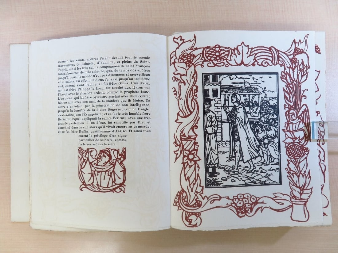 Francis Emile Bernard Les petites fleurs de saint francois 1928 Biography of St. - 7