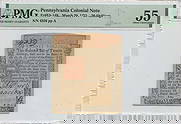 20s Pennsylvania Colonial Note FR#PA-149 PMG AU55 - 1771 March 20: 20s Pennsylvania Colonial Note FR#PA-149 PMG AU55 - 1771 March 20 This listing features 20s Pennsylvania Colonial Note FR#PA-149 PMG AU55 - 1771 March 20. Item specifics are provided below. Item