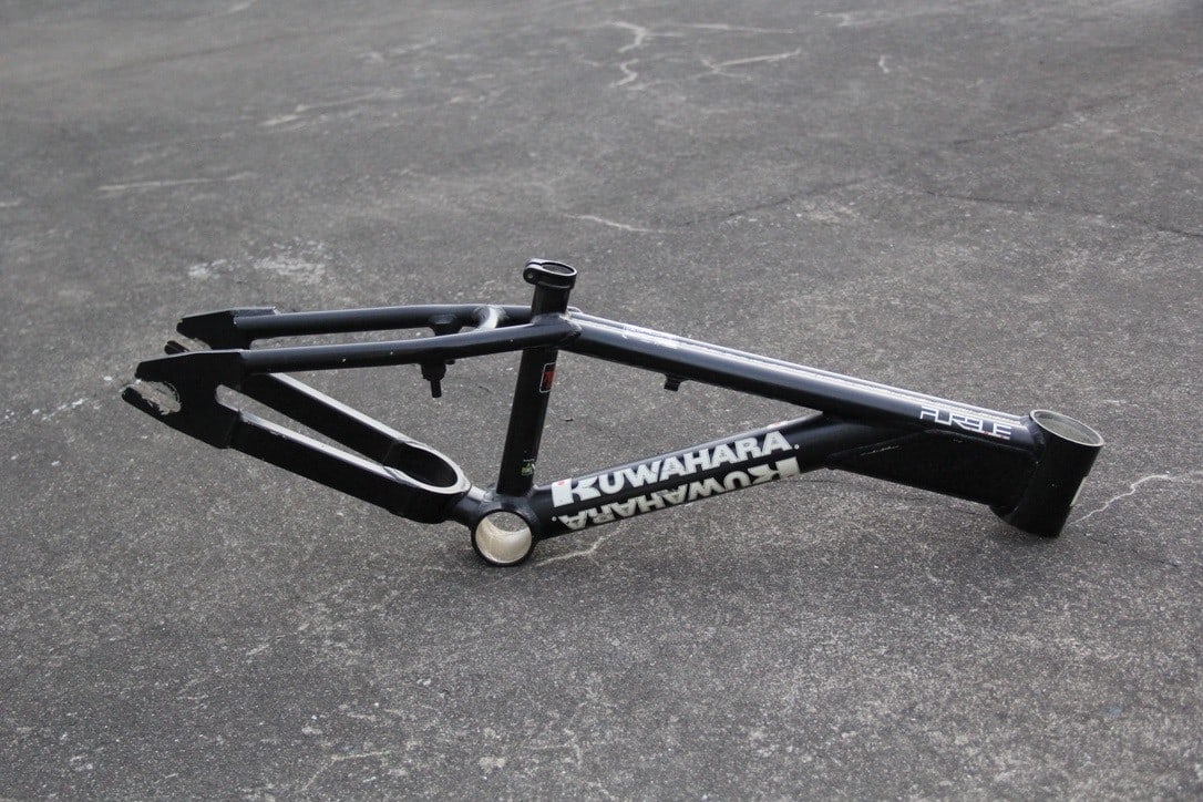BLACK KUWAHARA PURSUE 1st Model BMX Aluminum Frame FLATLAND 20-inch (1 of 8)