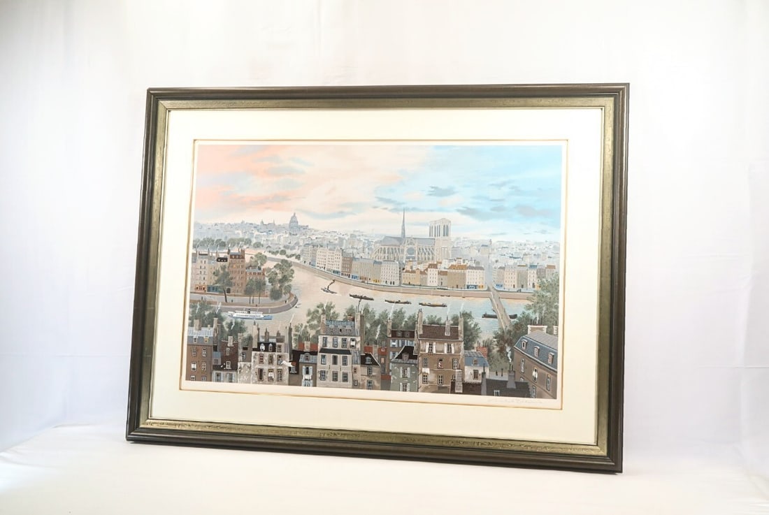 Notre-Dame Michel Delacroix Rive Gauche 1990 Large Silkscreen Paris Seine &: Notre-Dame Michel Delacroix Rive Gauche 1990 Large Silkscreen Paris Seine & This listing features Notre-Dame Michel Delacroix Rive Gauche 1990 Large Silkscreen Paris Seine &. Item specifics are provid