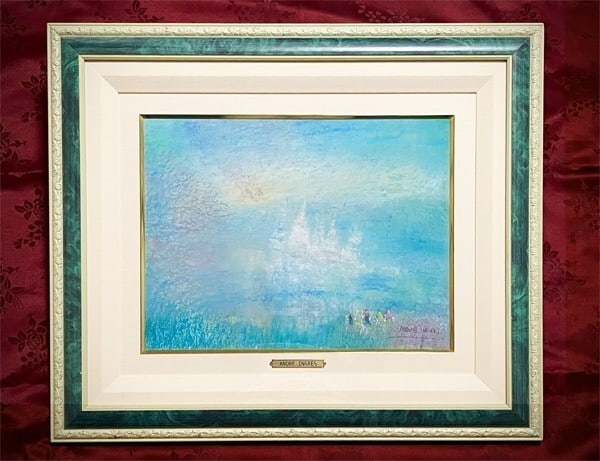 Framed Andr Ingres "Yacht on the Lake" Pastel Original Painting 30x40cm Signed (1 of 9)