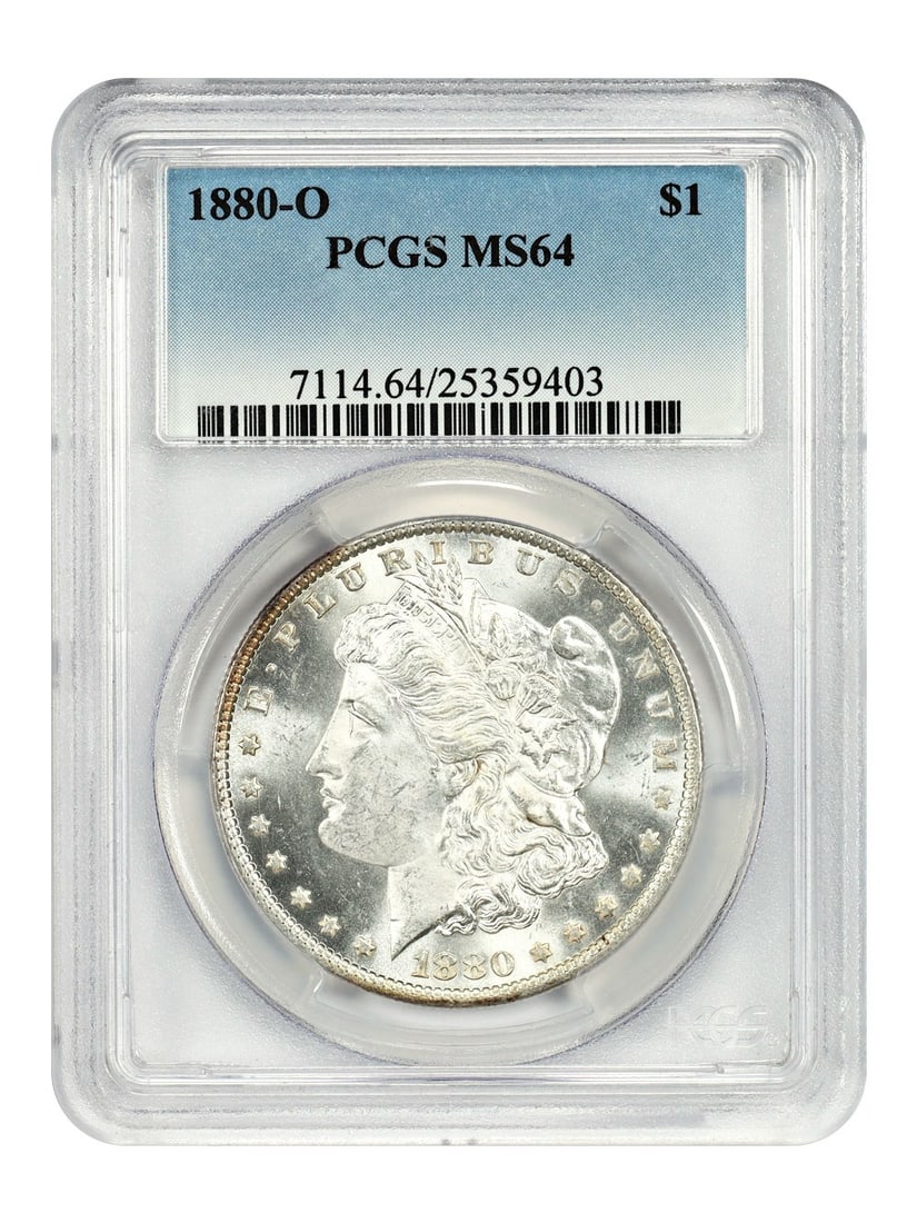 Scarce O-Mint Morgan - 1880-O $1 PCGS MS64 - Morgan Dollar: Scarce O-Mint Morgan - 1880-O $1 PCGS MS64 - Morgan Dollar This listing features Scarce O-Mint Morgan - 1880-O $1 PCGS MS64 - Morgan Dollar. Item specifics are provided below. Item Specifics: Certific