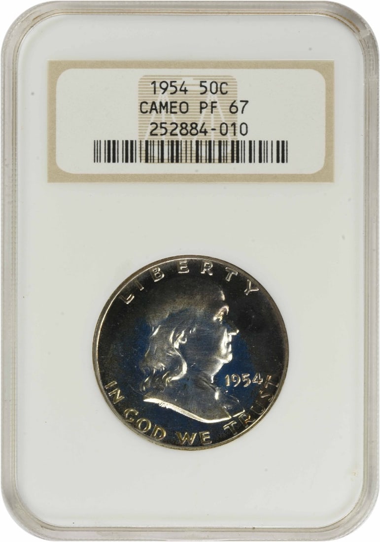 NGC 1954 Franklin Silver Half Dollar PR67CAM (1 of 1)