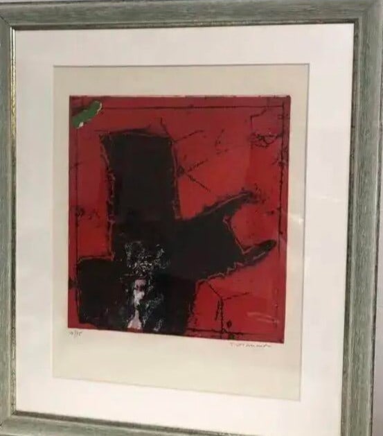 Ltd Ed 75 - James Coignard "Abstract Composition" Carborundum Etching - Signed (1 of 5)