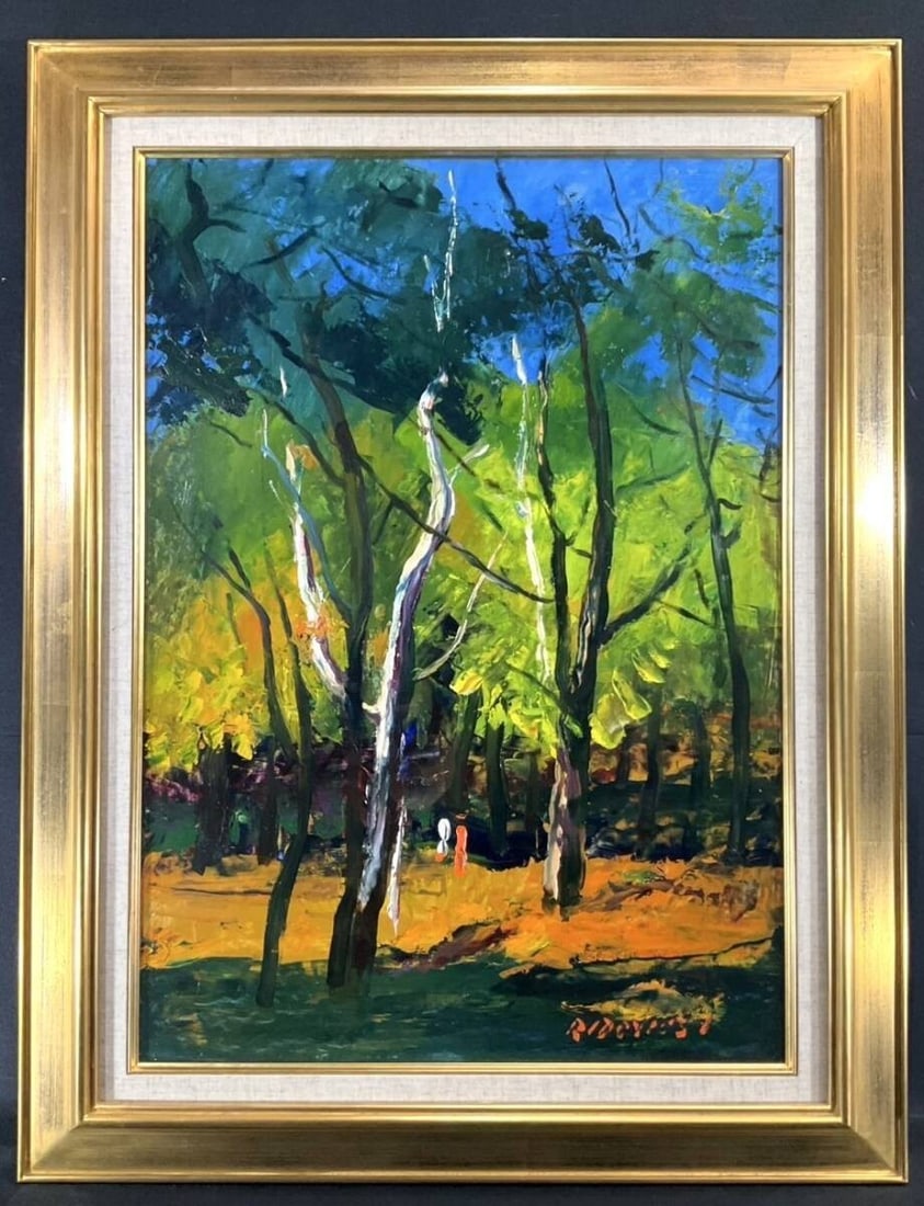 Europe Laszlo Ridovics Original Oil Painting "Autumn" Hungarian Master Eastern (1 of 10)