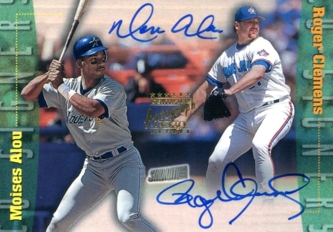 Card Moises Alou/ Roger Clemens Autographed Topps: Card Moises Alou/ Roger Clemens Autographed Topps This listing features Card Moises Alou/ Roger Clemens Autographed Topps. Item specifics are provided below. Item Specifics: Moises Alou/ Roger
