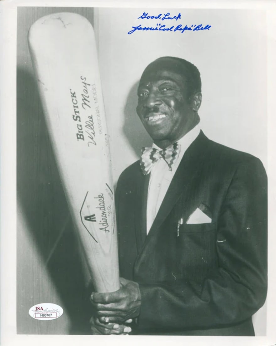 (JSA) James Cool Papa Bell Autographed 8x10 Photo (1 of 1)