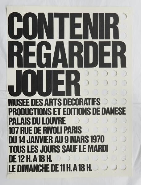 48.2cm Enzo Mari Poster 70's Vintage 65.2 x: 48.2cm Enzo Mari Poster 70's Vintage 65.2 x This listing features 48.2cm Enzo Mari Poster 70's Vintage 65.2 x. Item specifics are provided below. Item Specifics: Artist: Enzo Mari Type: Poster Size: