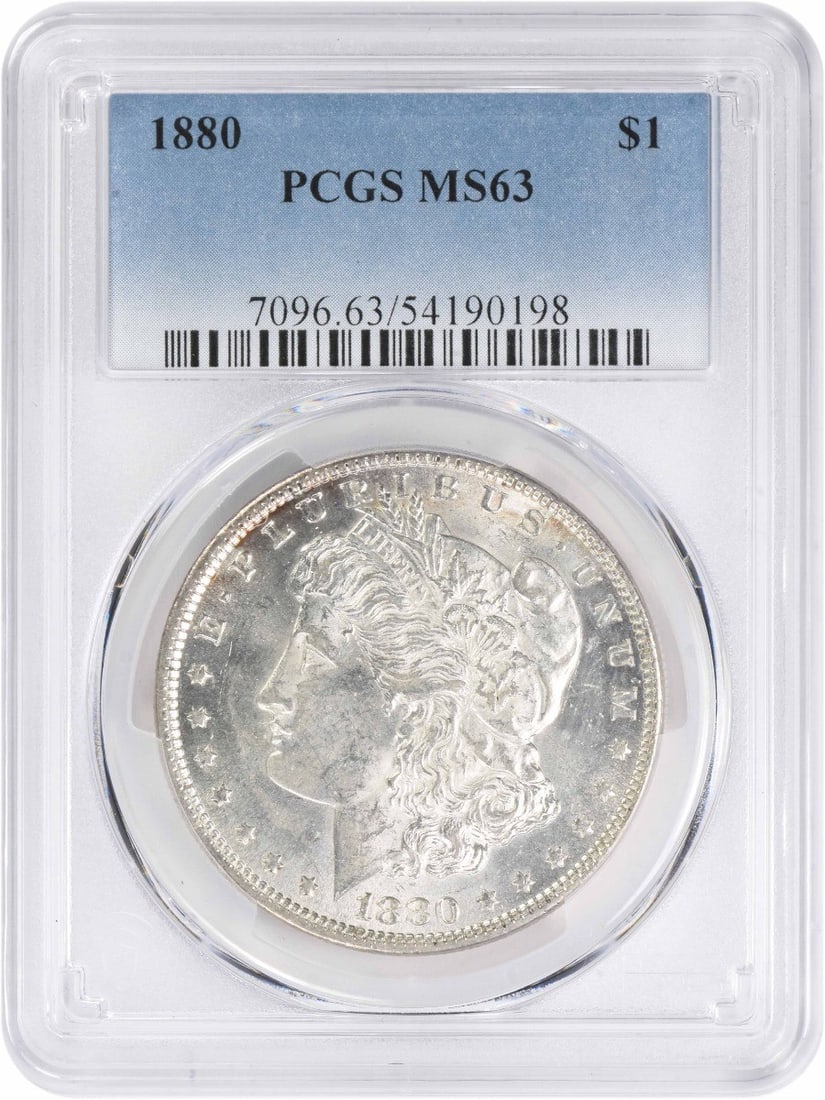 PCGS 1880 Morgan Silver Dollar MS63 (1 of 1)