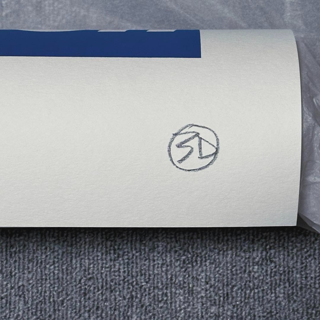 Poster Massive Attack 3D Silkscreen Autographed - 2