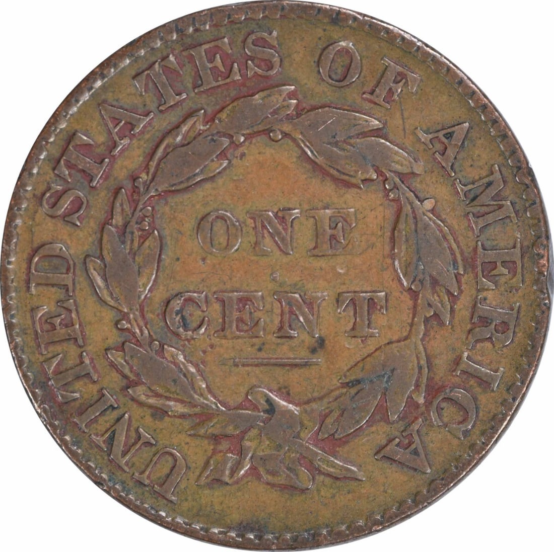 Uncertified 1827 Large Cent VF - 2