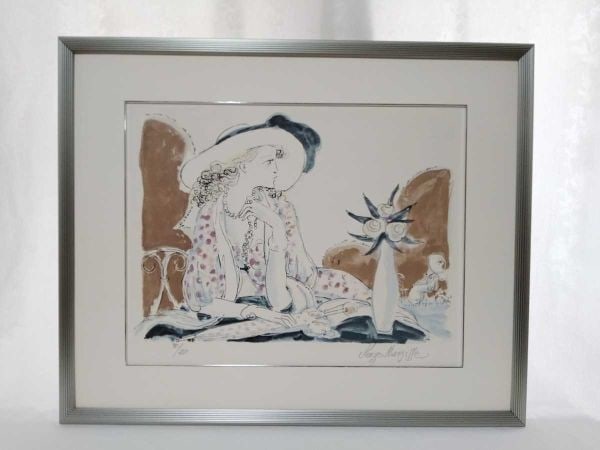 French Serge Marjisse "Parisienne" Original Lithograph Hand Signed & Numbered: French Serge Marjisse "Parisienne" Original Lithograph Hand Signed & Numbered This listing features French Serge Marjisse "Parisienne" Original Lithograph Hand Signed & Numbered. Item specifics are