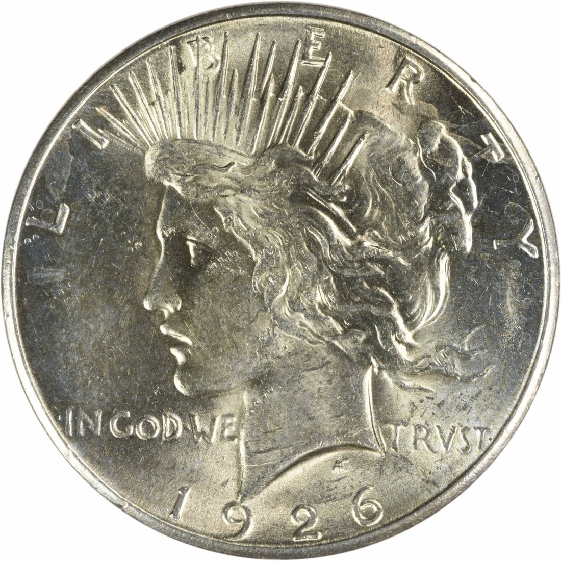 Uncertified 1926-S Peace Silver Dollar BU: Uncertified 1926-S Peace Silver Dollar BU This listing features Uncertified 1926-S Peace Silver Dollar BU. Item specifics are provided below. Item Specifics: Certification: Uncertified