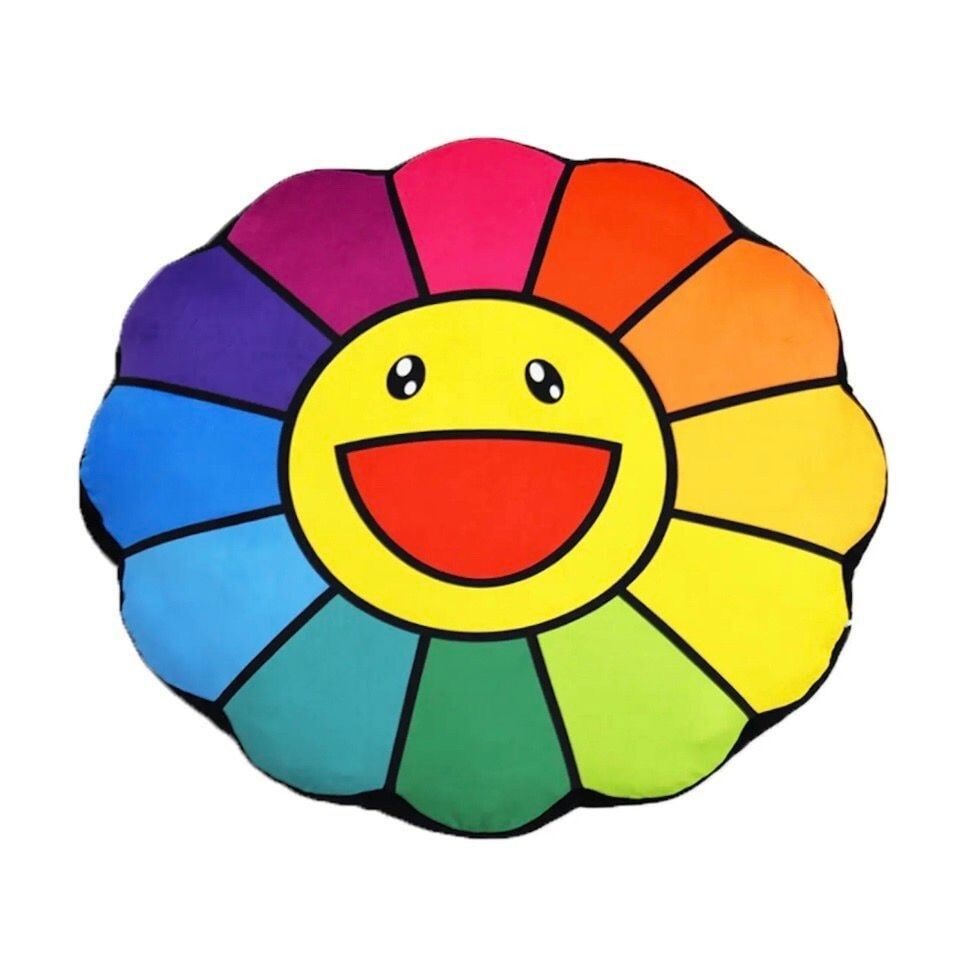 New Takashi Murakami Kintaro Ame Style Flower Cushion 1m Flower Cushion: New Takashi Murakami Kintaro Ame Style Flower Cushion 1m Flower Cushion This listing features New Takashi Murakami Kintaro Ame Style Flower Cushion 1m Flower Cushion. Item specifics are provided