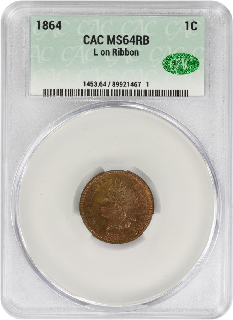 CACG 1864 Indian Cent L on Ribbon MS64RB: CACG 1864 Indian Cent L on Ribbon MS64RB This listing features CACG 1864 Indian Cent L on Ribbon MS64RB. Item specifics are provided below. Item Specifics: Country Of Origin: United States