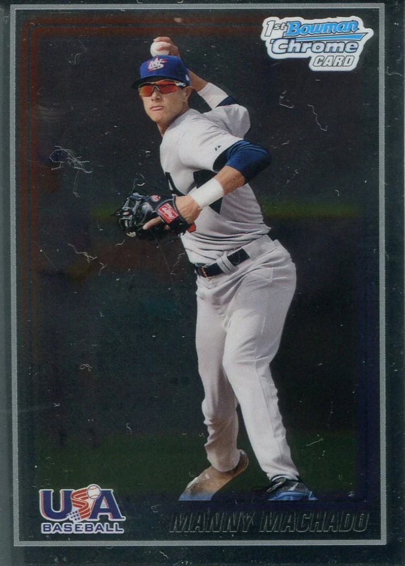 Card Manny Machado Unsigned 2010 Topps USA Team 1st Bowman Rookie Chrome: Card Manny Machado Unsigned 2010 Topps USA Team 1st Bowman Rookie Chrome This listing features Card Manny Machado Unsigned 2010 Topps USA Team 1st Bowman Rookie Chrome. Item specifics are provided