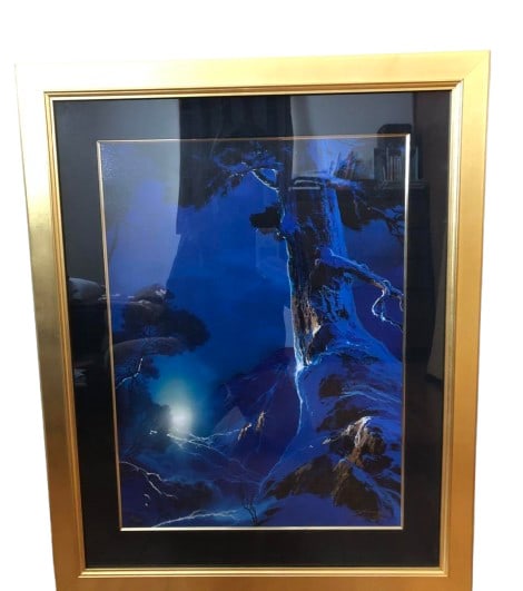 with COA - Dale Terbush "Blue Moon" Silkscreen Edition - autographed - framed: with COA - Dale Terbush "Blue Moon" Silkscreen Edition - autographed - framed This listing features with COA - Dale Terbush "Blue Moon" Silkscreen Edition - autographed - framed. Item specifics are pr