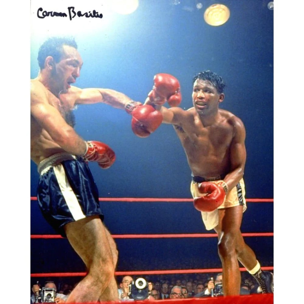 Photo Carmen Basilio Autographed Boxing 8x10 (1 of 1)