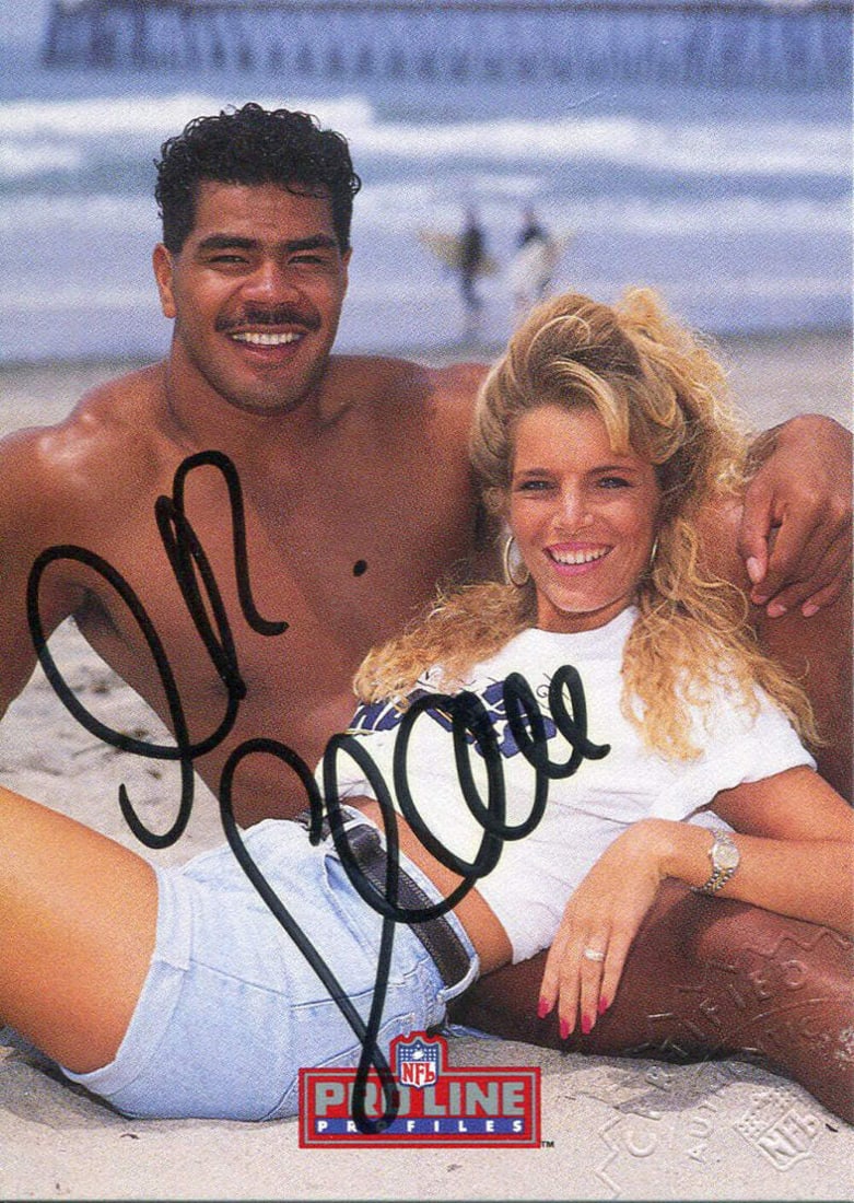 (JSA) Junior Seau Autographed Pro Line Card: (JSA) Junior Seau Autographed Pro Line Card This listing features (JSA) Junior Seau Autographed Pro Line Card. Item specifics are provided below. Item Specifics: Brand: James Spence Authentication