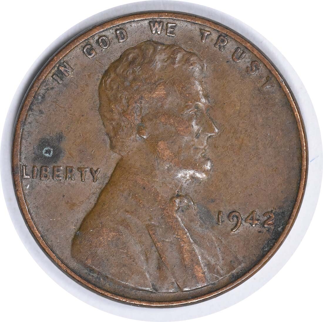 Uncertified 1942 Lincoln Cent DDO FS-103 AU (1 of 2)