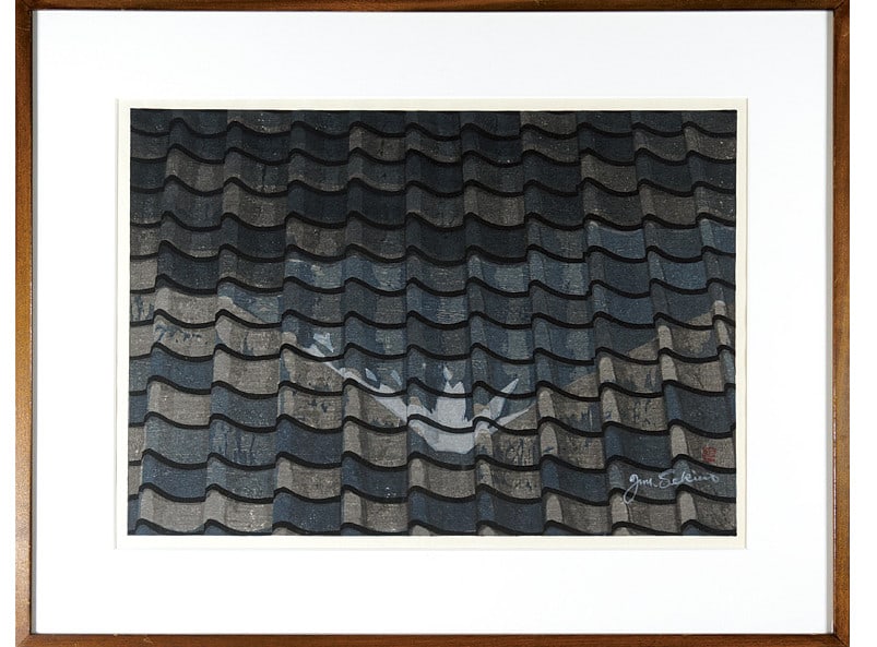 "The Fifty-three Stations of the Tokaido" signed woodblock - Sekino Junichiro (1 of 1)