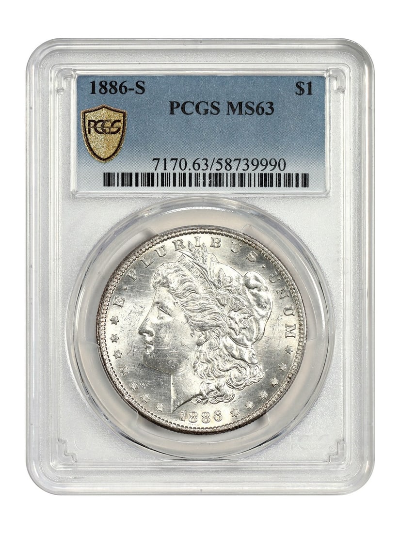 Morgan Dollar - 1886-S $1 PCGS MS63 (1 of 4)