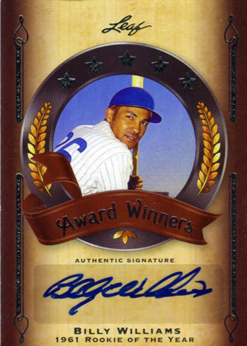 Card Billie Williams Autographed 2011 Leaf (1 of 1)