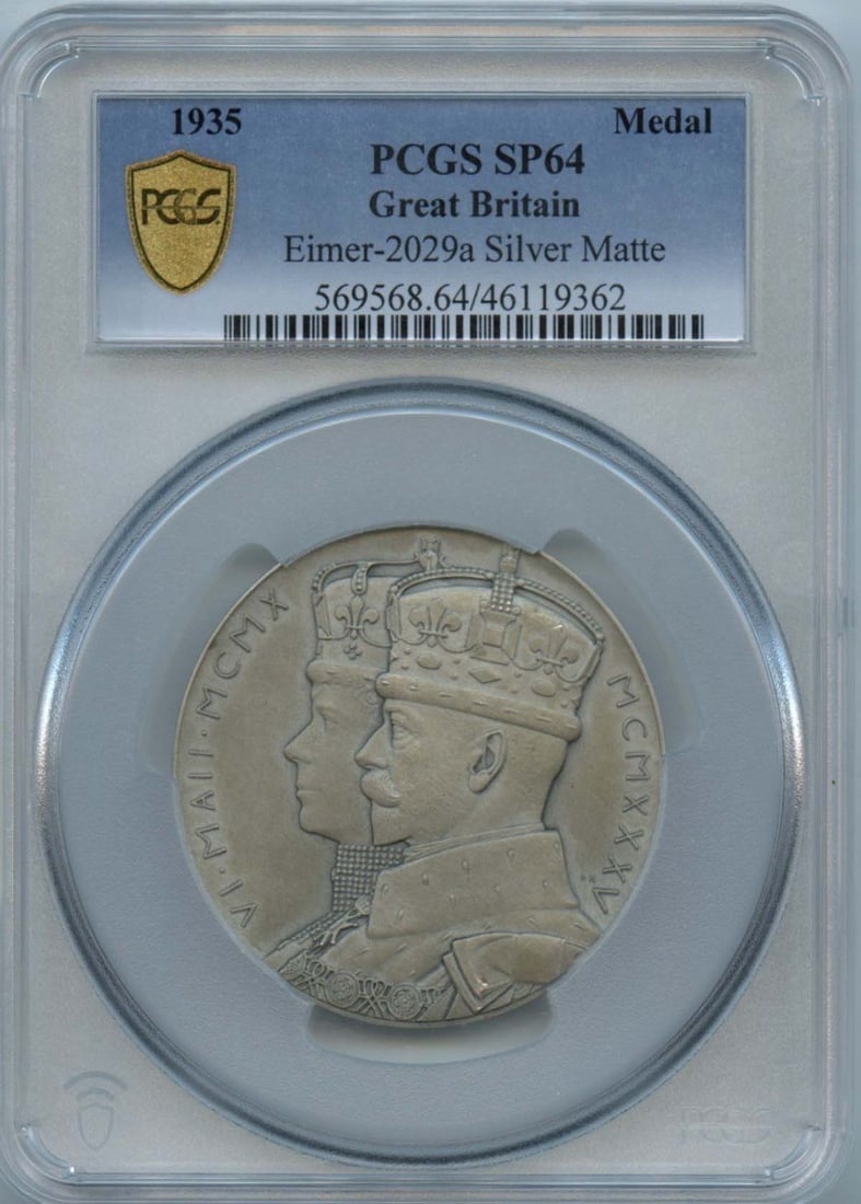 Box 1935 GB George V Coronation Medal PCGS SP64 Eimer-2029a: Box 1935 GB George V Coronation Medal PCGS SP64 Eimer-2029a This listing features Box 1935 GB George V Coronation Medal PCGS SP64 Eimer-2029a. Item specifics are provided below. Item Specifics: Circul