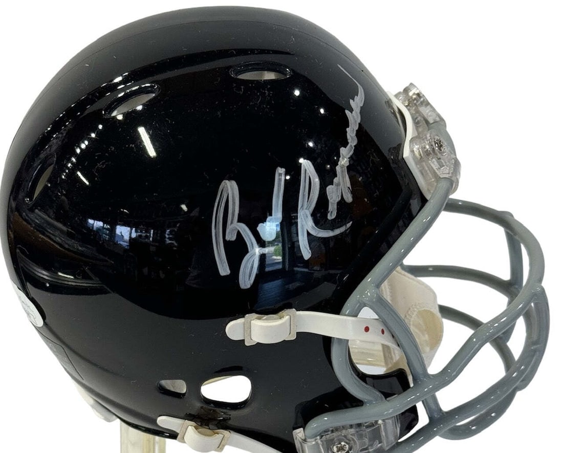 (JSA) Burt Reynolds Autographed The Longest Yard Mini-Helmet (1 of 3)