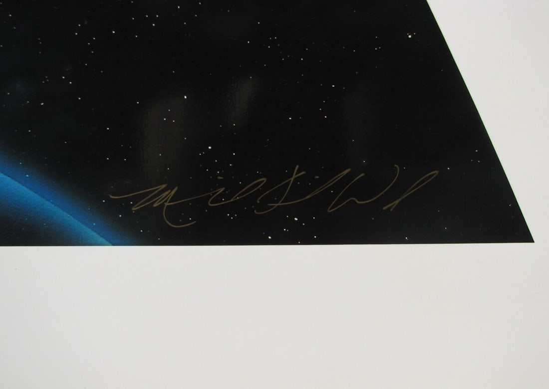 'Portal' Mixed Media Print Signed Rare Space Art - Michael David Ward - 6