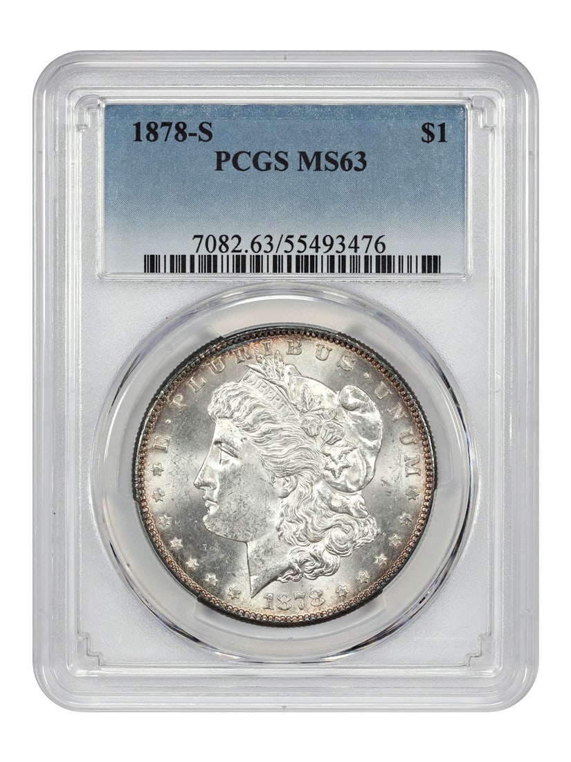 Morgan Dollar - 1878-S $1 PCGS MS63 (1 of 4)