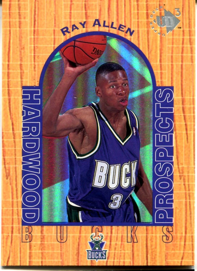 Prospects Ray Allen 1997 Upper Deck Hardwood: Prospects Ray Allen 1997 Upper Deck Hardwood This listing features Prospects Ray Allen 1997 Upper Deck Hardwood. Item specifics are provided below. Item Specifics: Ray Allen 1997 Upper Deck Hardwood
