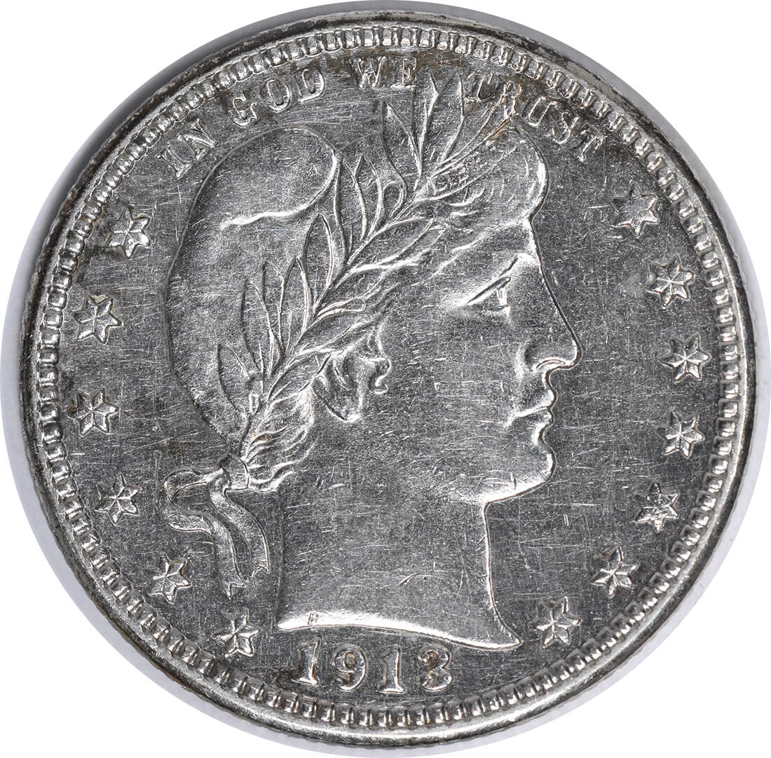 Uncertified 1913-D Barber Silver Quarter BU: Uncertified 1913-D Barber Silver Quarter BU This listing features Uncertified 1913-D Barber Silver Quarter BU. Item specifics are provided below. Item Specifics: Country Of Origin: United States