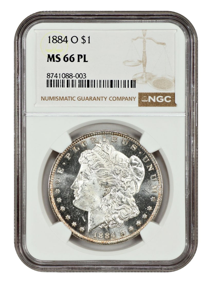 Morgan Dollar - 1884-O $1 NGC MS66PL (1 of 4)