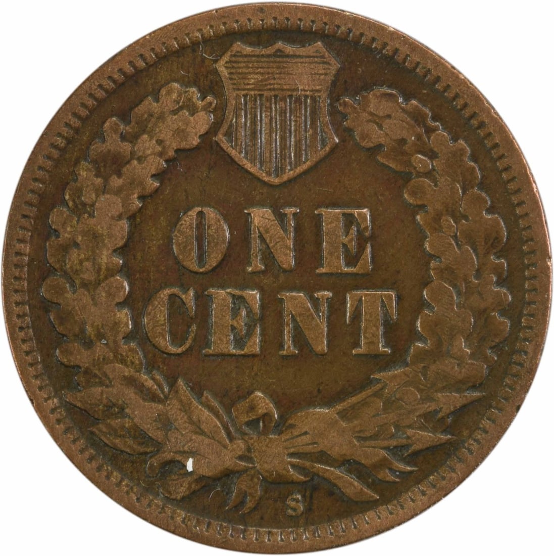 Uncertified 1908-S Indian Cent VG - 2