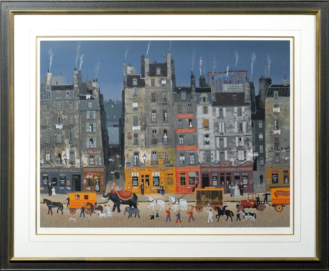 Signed Michel DELACROIX "The Circus March" Silkscreen Print Edition: Signed Michel DELACROIX "The Circus March" Silkscreen Print Edition This listing features Signed Michel DELACROIX "The Circus March" Silkscreen Print Edition. Item specifics are provided below. Item