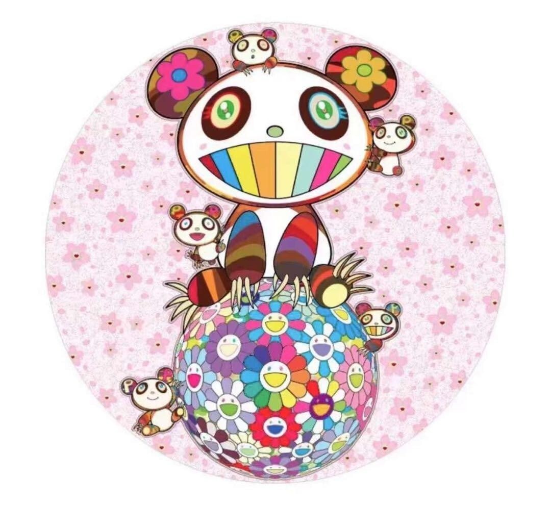 ED300 Takashi Murakami Sakura And Panda Poster Kaikai Kiki Edition Autographed (1 of 2)