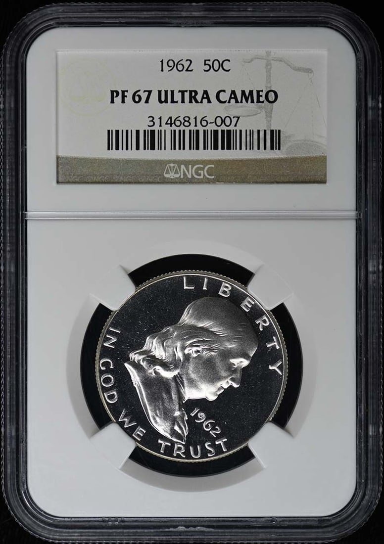 PR67DCAM 1962 Franklin Half Dollar 50C NGC (1 of 1)