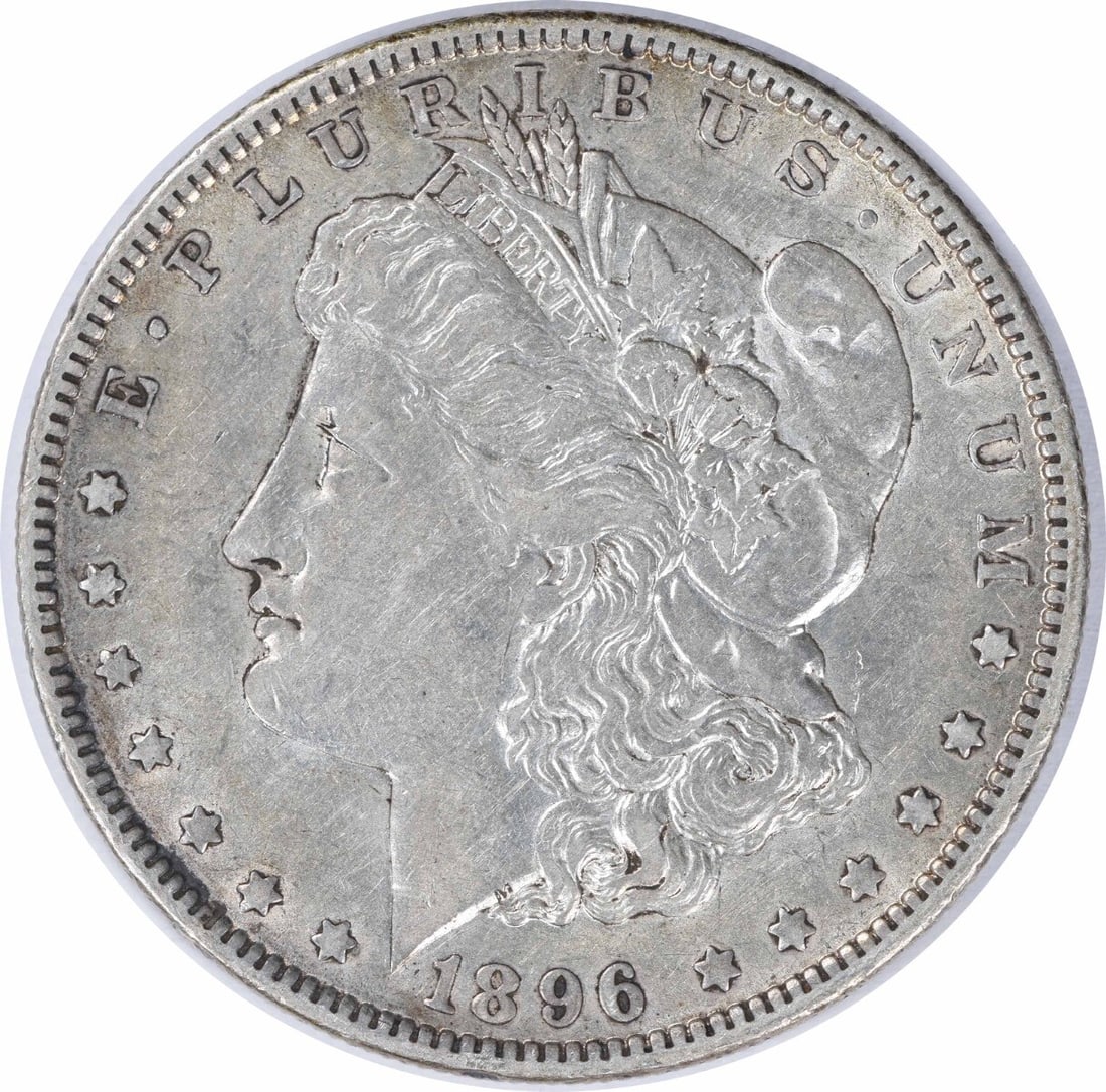 Uncertified 1896-O Morgan Silver Dollar EF (1 of 2)