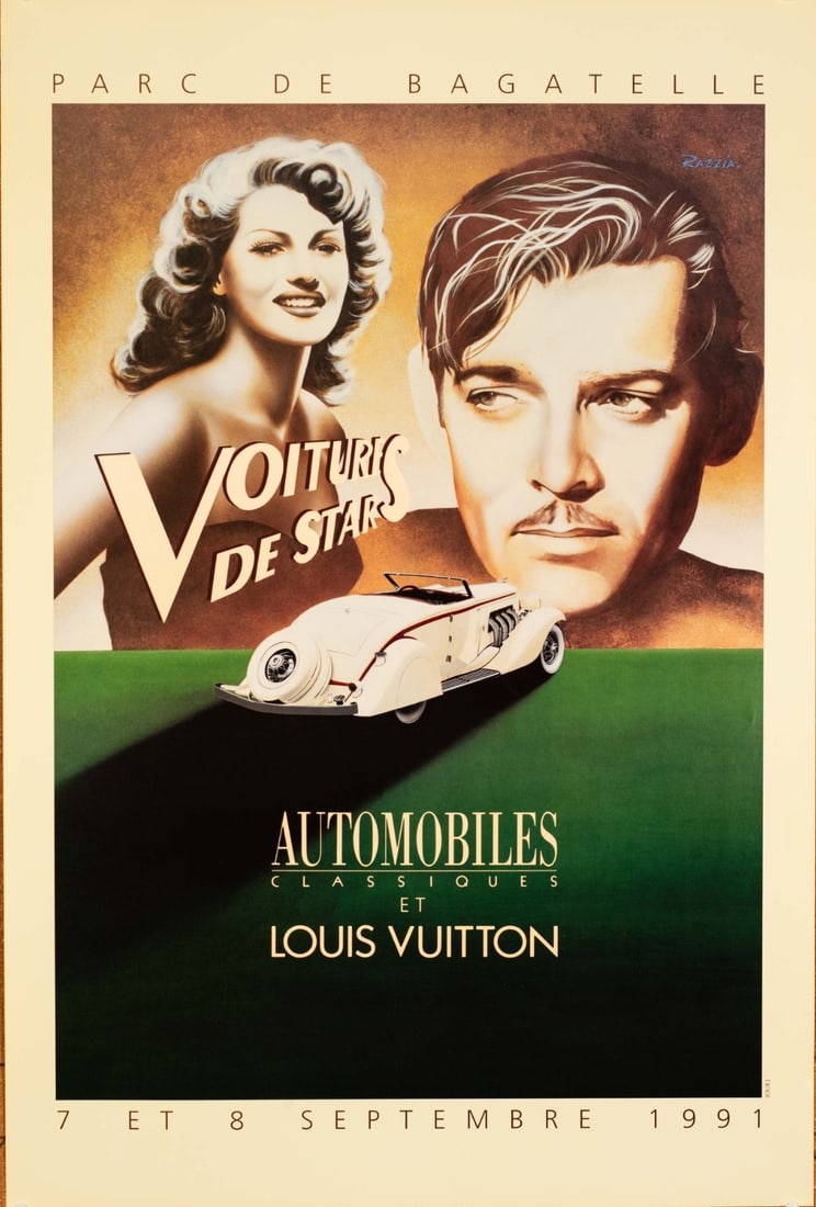 Serigraph Bagatelle 1991 Clark Gabel Rita Hayworth Razzia Original 1St Print (1 of 3)