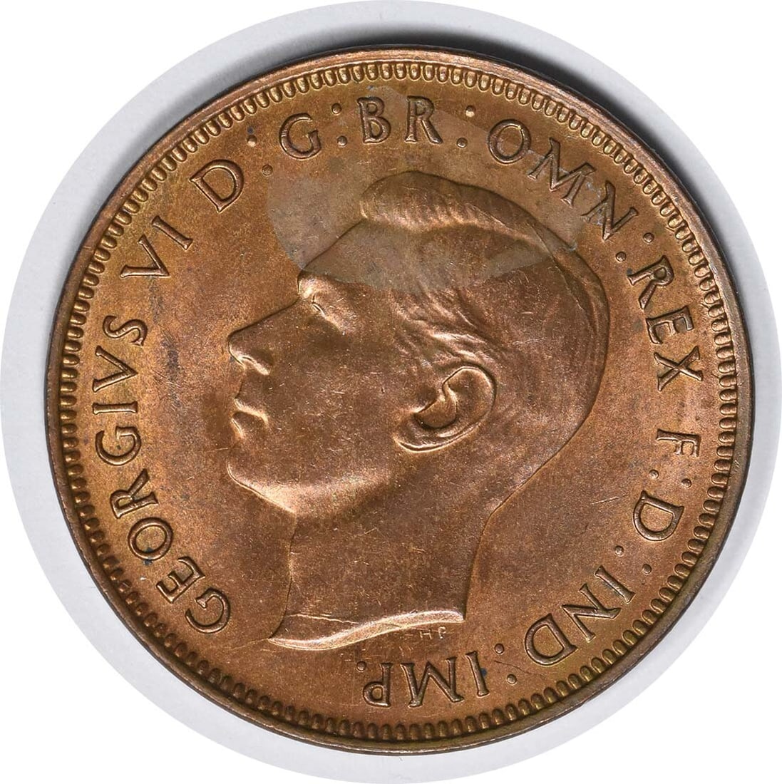 Uncertified 1938 Australia 1/ 2 Penny KM35 BU (1 of 2)