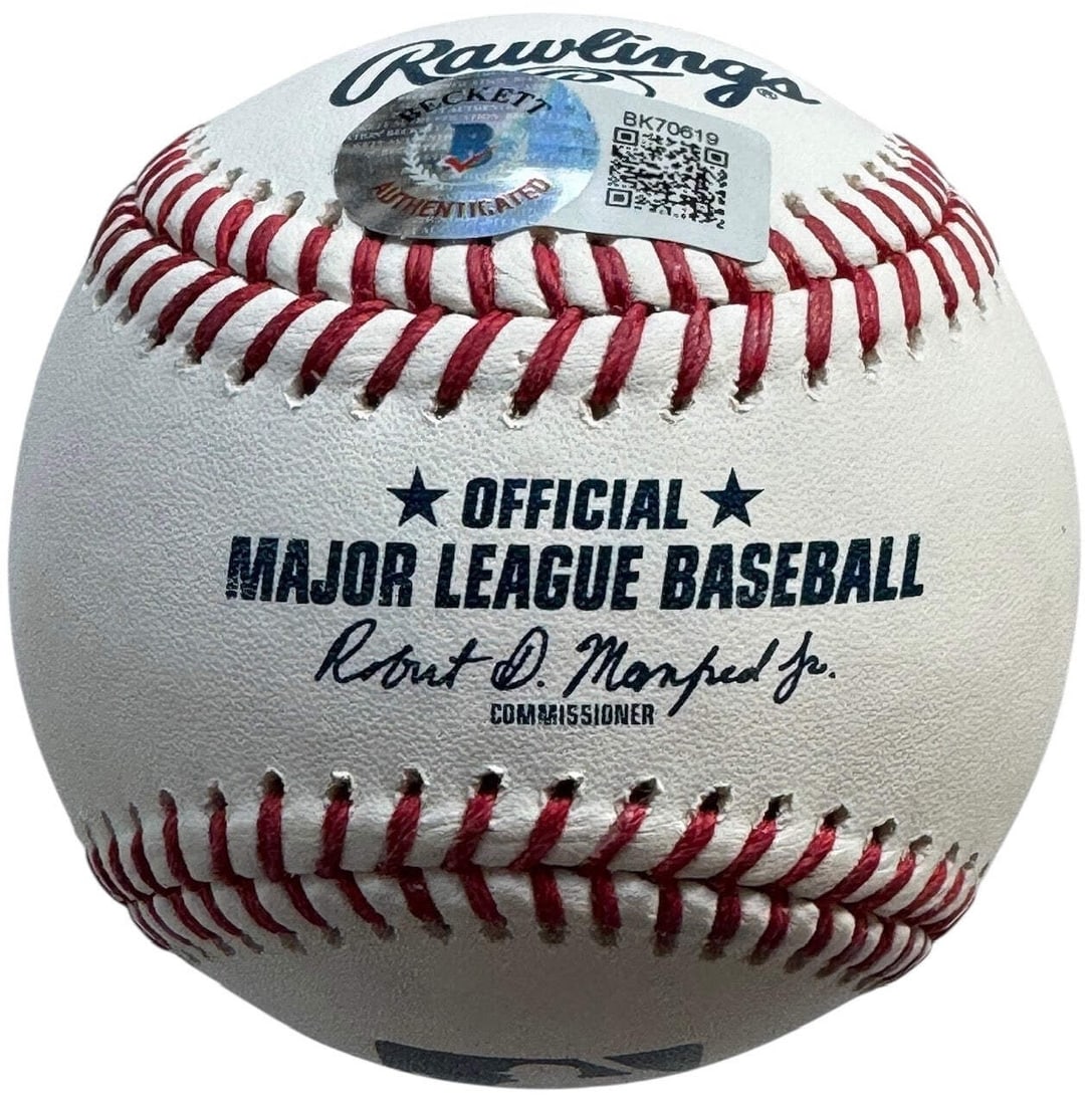 (Beckett) Grayson Rodriguez Autographed Official Major League Baseball - 2