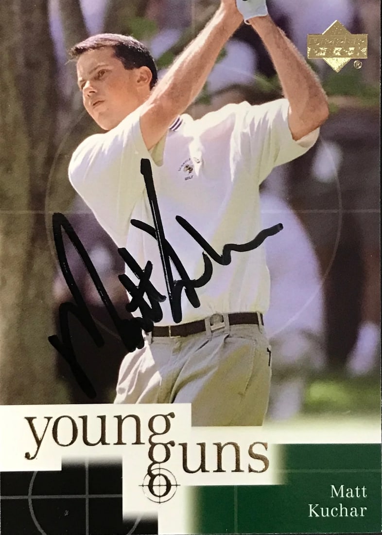 Card Matt Kuchar Signed 2001 Upper Deck (1 of 2)