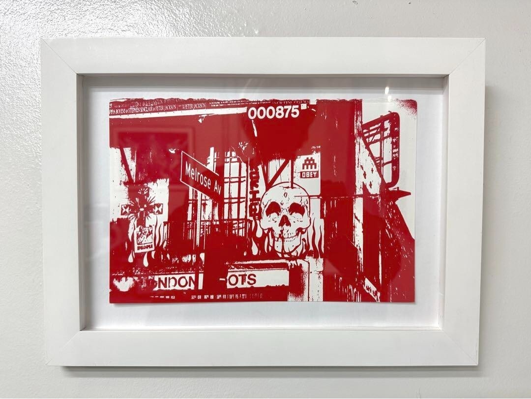 Autographed Invader x Obey Space Invader x Shepard Fairey Silkscreen Edition (1 of 3)