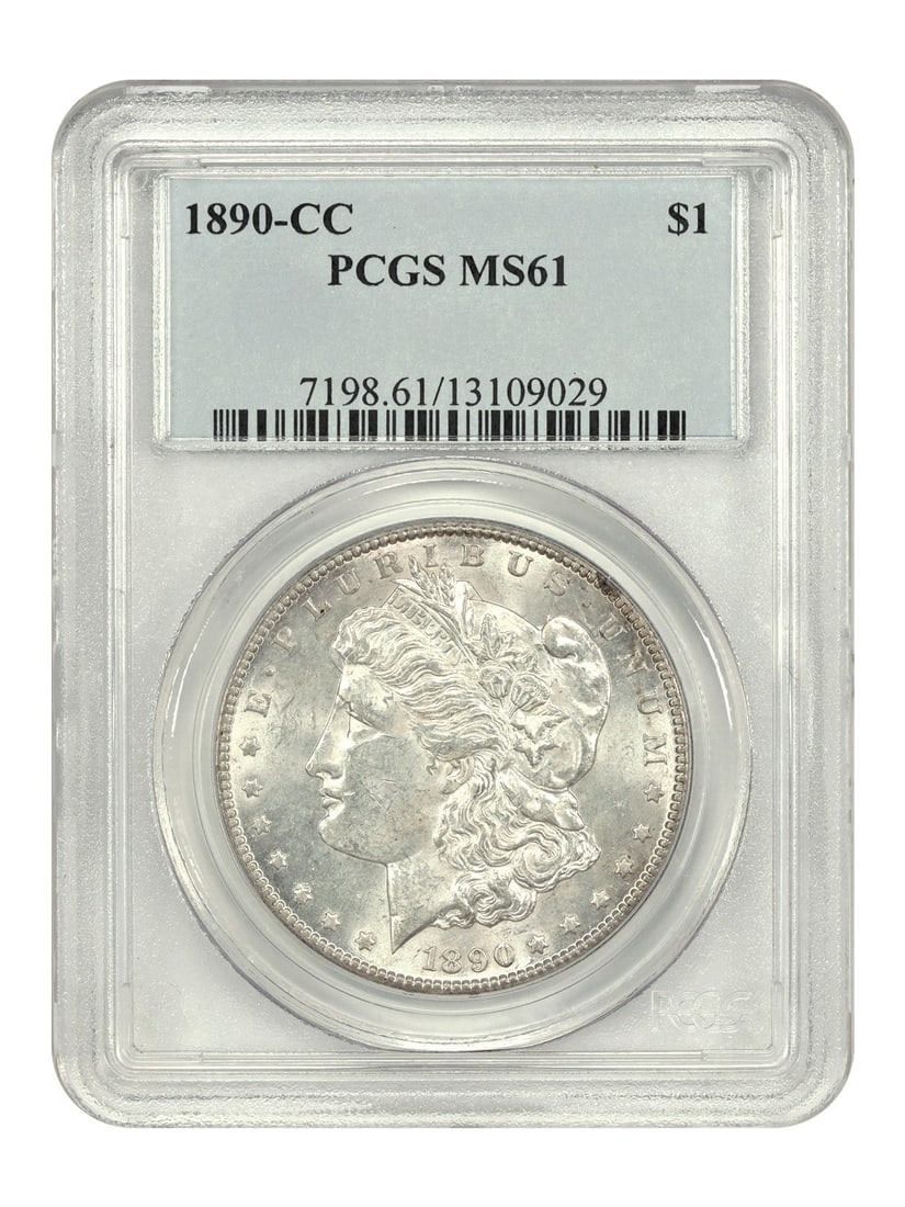 Popular, Scarce Carson City Morgan - 1890-CC $1 PCGS MS61 - Morgan Dollar: Popular, Scarce Carson City Morgan - 1890-CC $1 PCGS MS61 - Morgan Dollar This listing features Popular, Scarce Carson City Morgan - 1890-CC $1 PCGS MS61 - Morgan Dollar. Item specifics are provided b