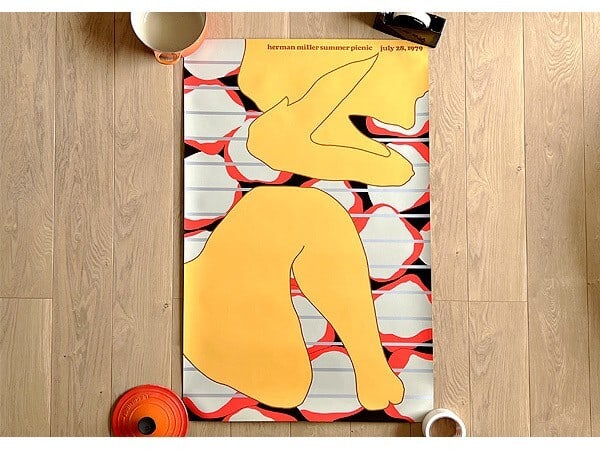 Poster 1979 Original Herman Miller Summer Picnic (1 of 4)